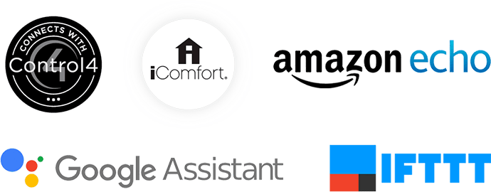 Access your iComfort<sup>®</sup> thermostat from your choice of smart home systems.